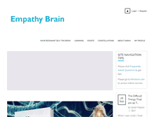 Tablet Screenshot of empathybrain.com